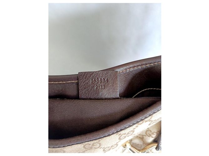 Borsa Hobo Gucci GG Monogram 85° Anniversario Marrone Beige - vista 11