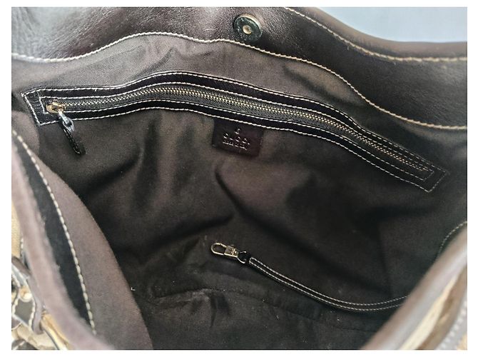 Borsa Hobo Gucci GG Monogram 85° Anniversario Marrone Beige - vista 9