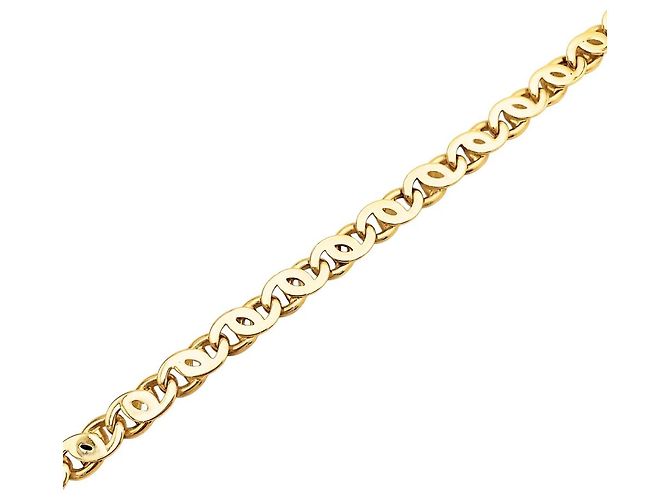 Autre Marque Bracciale d'oro, maglia occhio di tigre. - vista 2