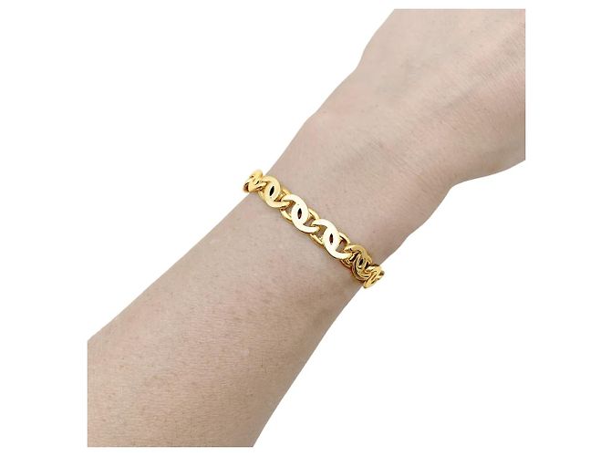 Autre Marque Bracciale d'oro, maglia occhio di tigre. - vista 4