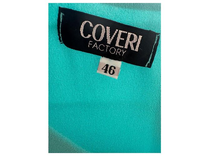 Autre Marque Coveri Top Azul Claro con Volantes - vista 3
