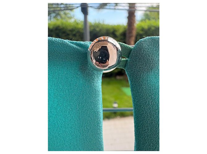 Autre Marque Coveri Top Azul Claro con Volantes - vista 4