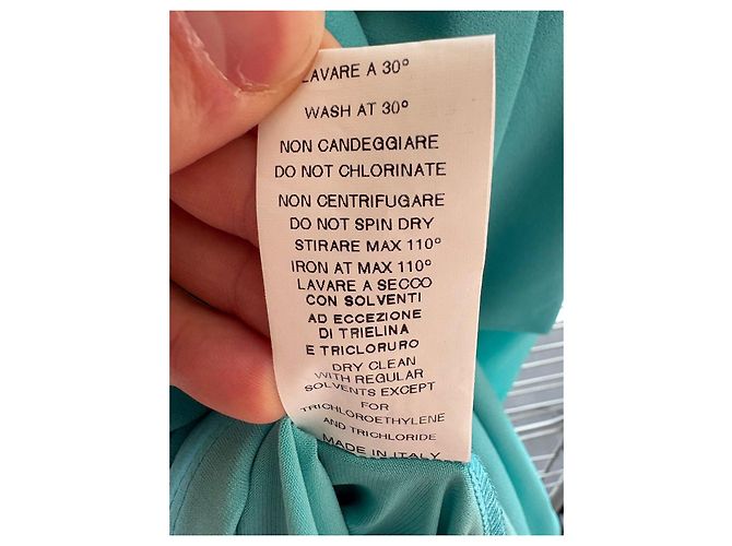 Autre Marque Coveri Top Azul Claro con Volantes - vista 5