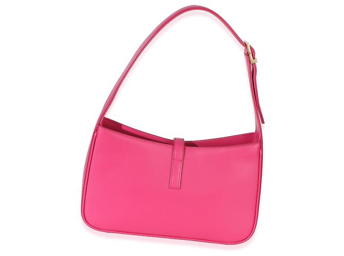 Saint Laurent Borsa Hobo Le 5 7 Small in pelle di vitello liscia rosa - vista 2