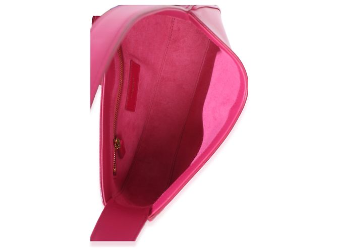 Saint Laurent Borsa Hobo Le 5 7 Small in pelle di vitello liscia rosa - vista 5
