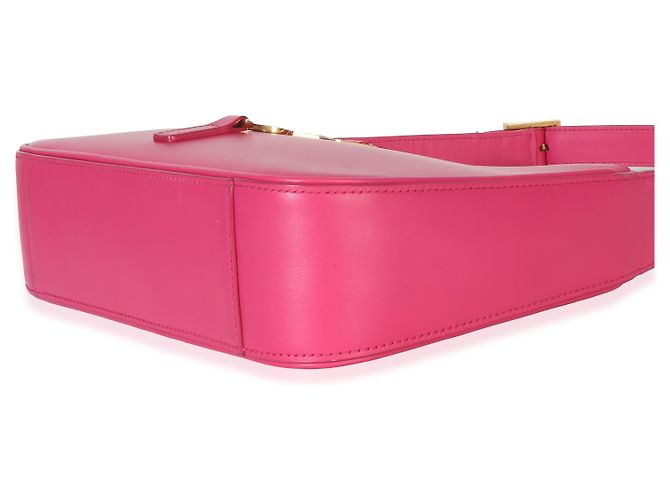 Saint Laurent Borsa Hobo Le 5 7 Small in pelle di vitello liscia rosa - vista 6