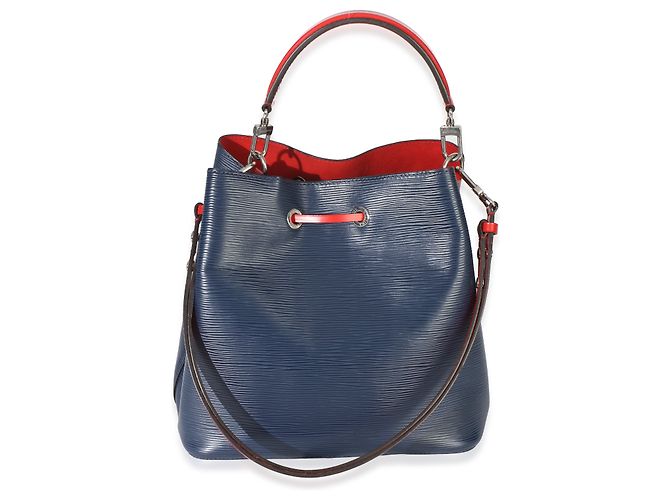 Néonoé Louis Vuitton Navy Red Epi Neonoe MM Blu - vista 2