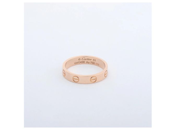 Anello Cartier Mini Love 750(PG) 3.2g 51 QVO496 D'oro - vista 4