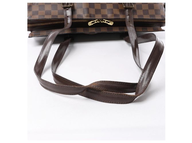 Borsa a tracolla Louis Vuitton Chelsea Damier Ebene marrone N51119 Rosso - vista 14