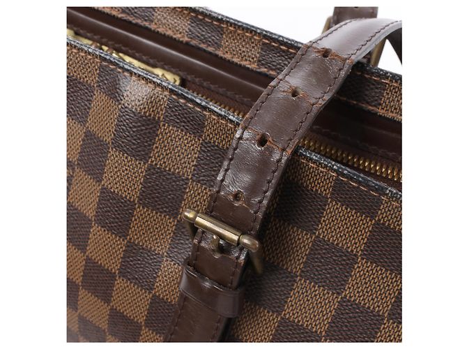 Borsa a tracolla Louis Vuitton Chelsea Damier Ebene marrone N51119 Rosso - vista 6