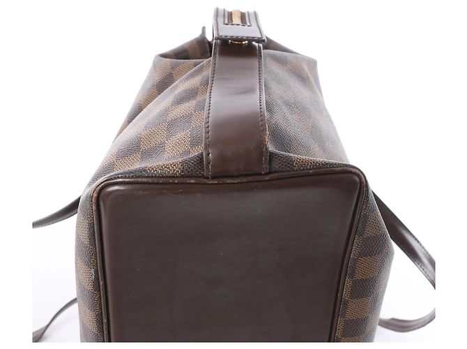 Borsa a tracolla Louis Vuitton Chelsea Damier Ebene marrone N51119 Rosso - vista 8
