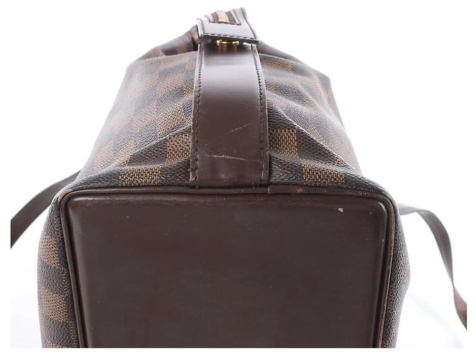 Borsa a tracolla Louis Vuitton Chelsea Damier Ebene marrone N51119 Rosso - vista 9