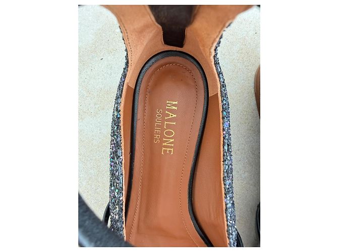 Autre Marque Malone Souliers Ballerine glitterate a punta Multicolore - vista 2