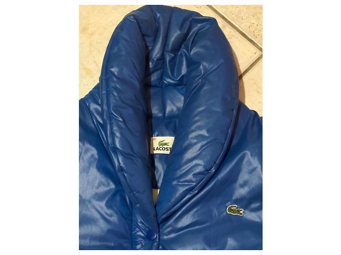 Chaleco Lacoste azul con capucha - vista 6