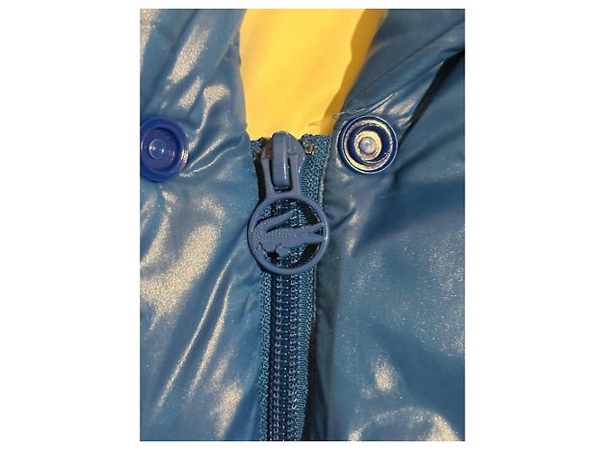 Chaleco Lacoste azul con capucha - vista 7