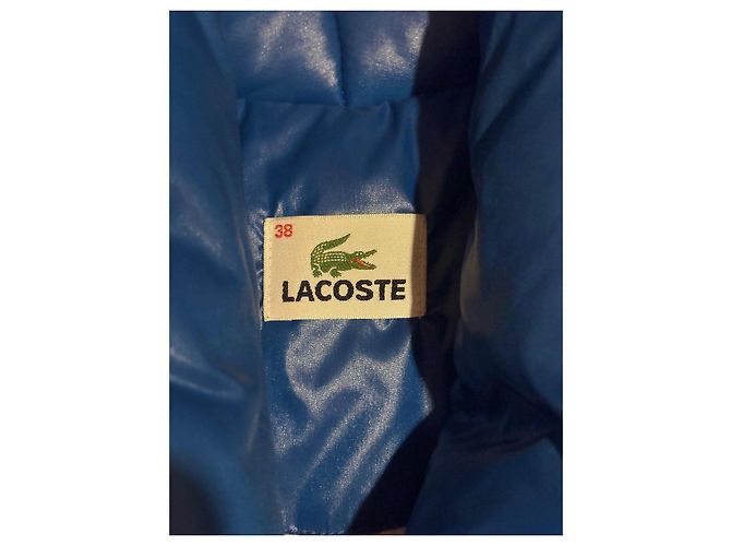 Chaleco Lacoste azul con capucha - vista 8