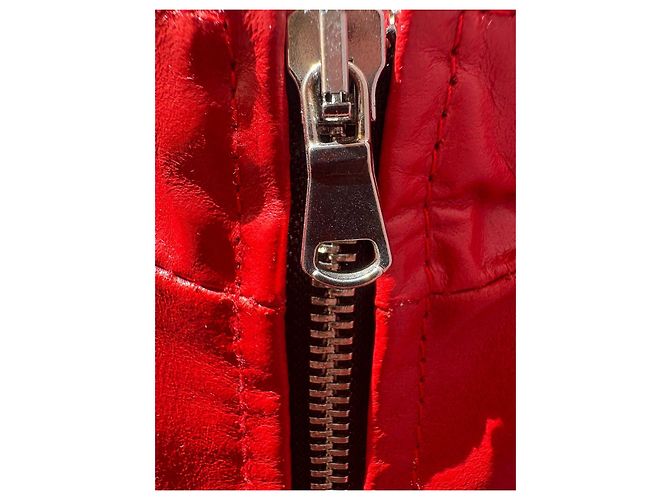 Autre Marque Mangotti Herren Lederjacke in Rot - Ansicht 7