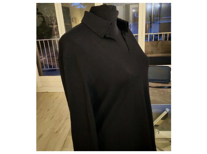 Chanel Uniform Strick-Polo Tunika Schwarz - Ansicht 4