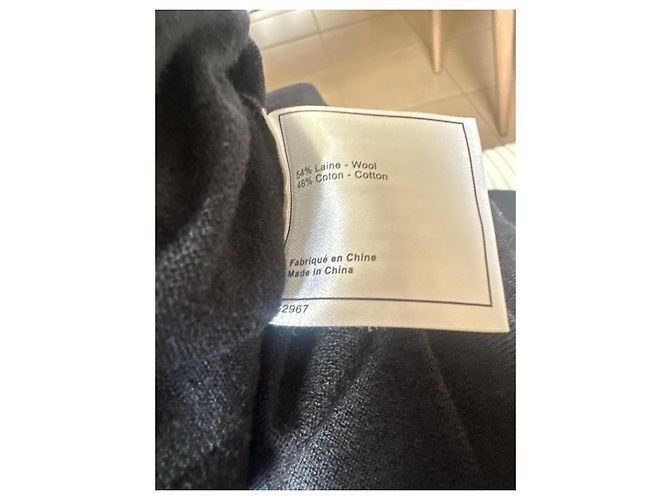 Chanel Uniform Strick-Polo Tunika Schwarz - Ansicht 7
