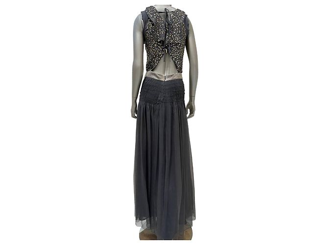 Chloé Off-Shoulder Designer Kleid - Größe 36 gebraucht - Ansicht 2