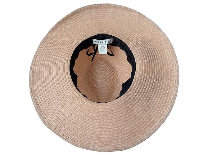 Cappello da sole a tesa larga Eugenia Kim Beige - vista 2