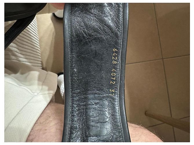 Gianvito Rossi Sandali con tacco in pelle nera Nero - vista 12