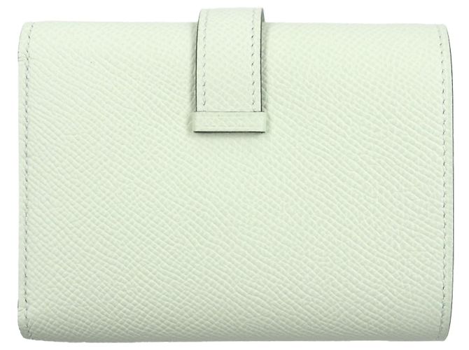 Cartera Trifold Hermès Bearn Combination Epsom Verde - vista 3