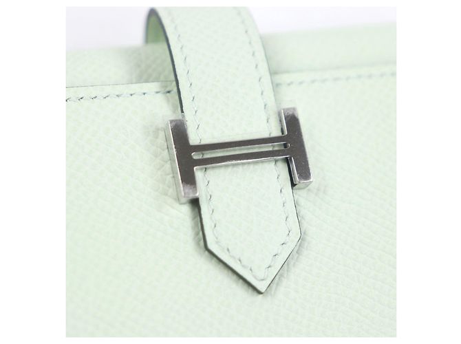 Cartera Trifold Hermès Bearn Combination Epsom Verde - vista 5
