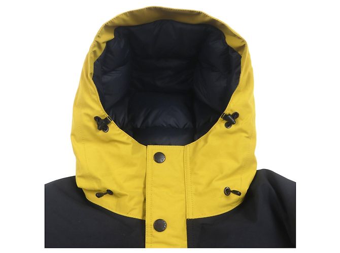 Chaqueta de Plumas THE NORTH FACE Mountain Down Jacket Negro Amarillo - vista 2