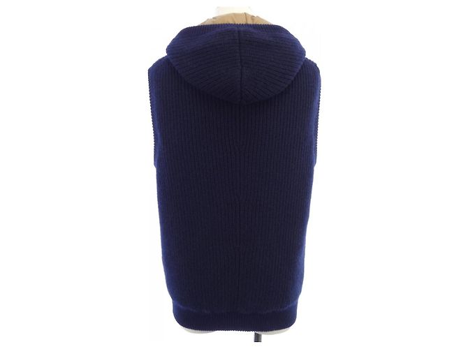 Autre Marque Chaleco de cachemira y plumón Brunello Cucinelli Azul Azul marino - vista 2