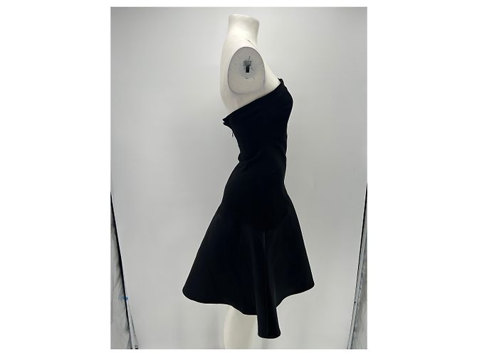 Autre Marque BITE Trägerloses schwarzes Wollkleid - Ansicht 4