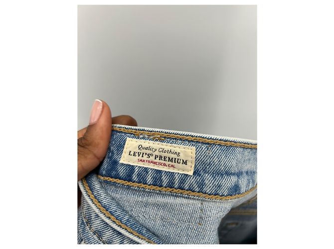 Jeans Levi's in cotone blu Taglia 26 - vista 4