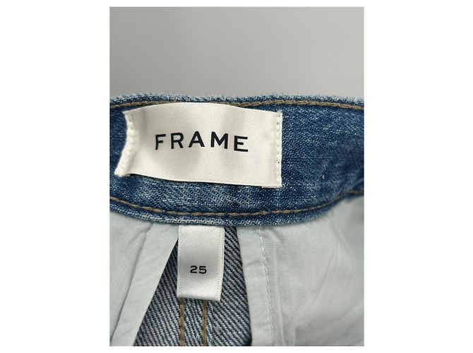 Frame Denim Vaqueros acampanados azul oscuro - vista 3