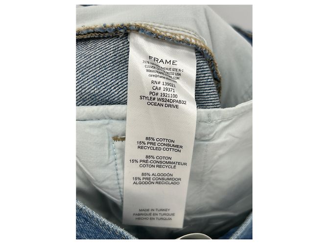 Frame Denim Vaqueros acampanados azul oscuro - vista 4