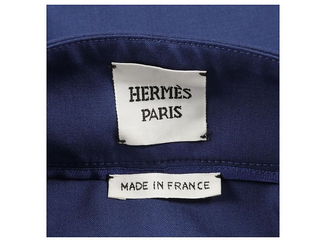 Falda de lana Chaine d'Ancre Hermès Azul - vista 3