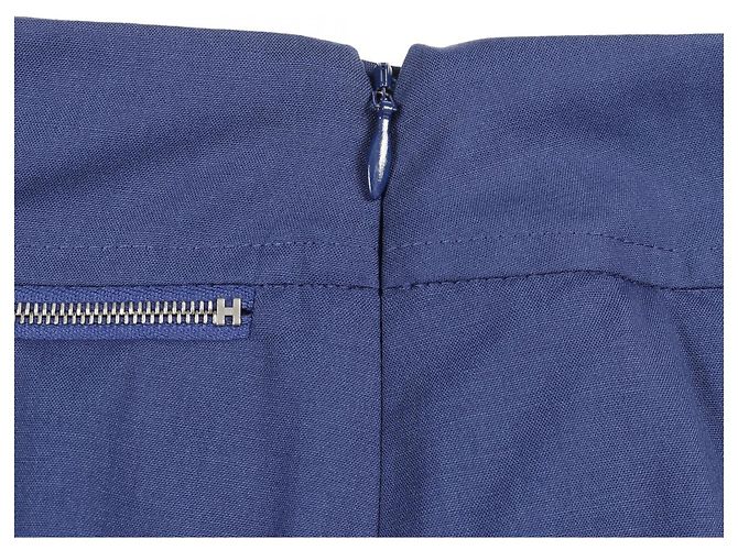 Falda de lana Chaine d'Ancre Hermès Azul - vista 5
