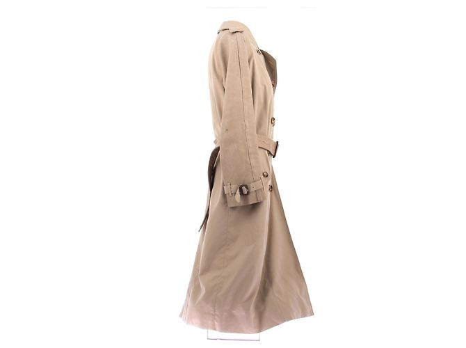Gabardina Burberry Beige de Algodón - vista 3