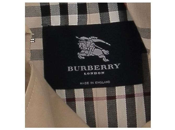 Gabardina Burberry Beige de Algodón - vista 7