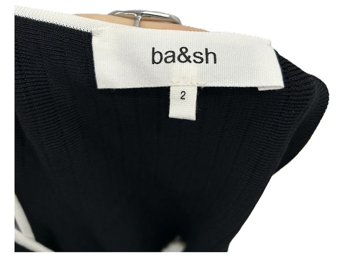 Ba&Sh Schwarzes Cutout Maxikleid - Ansicht 5