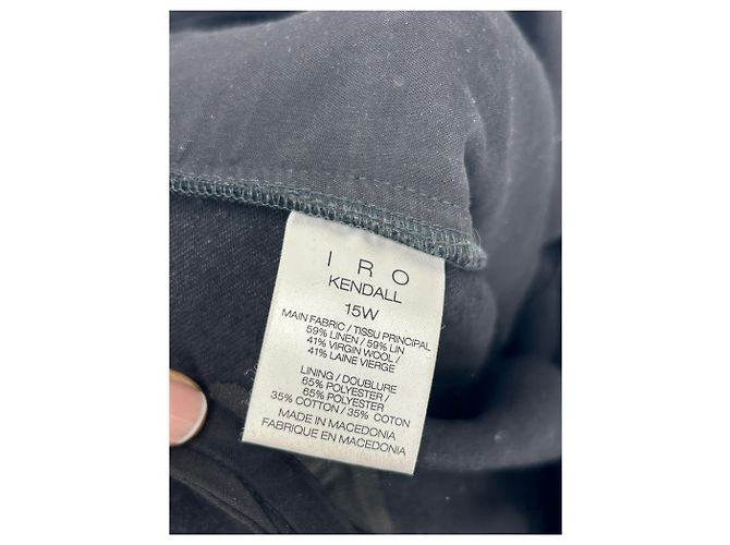 Iro Pantalón negro con cinturón - vista 4