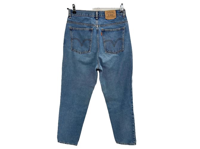 Jeans dritti blu Levi's in cotone taglia 26 - vista 2