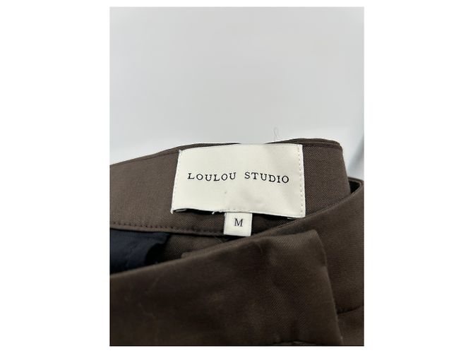 Autre Marque Pantalón capri marrón DORKAS Castaño - vista 3