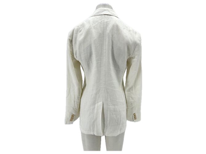 Blazer de lino beige Polo Ralph Lauren - vista 2