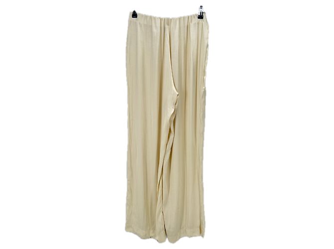 Autre Marque Satinenhose creme Beige - Ansicht 2