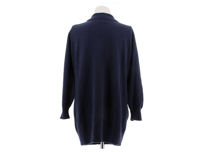 Chanel Marineblauer Cardigan aus Kaschmir - Ansicht 2