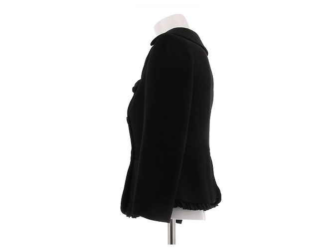 Miu Miu Kurzer Blazer Schwarz - Ansicht 4