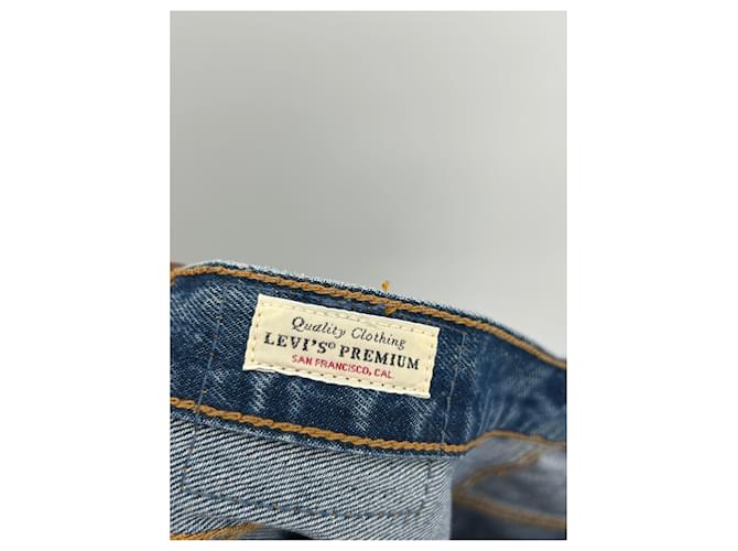 Vaqueros Levi's 501 straight azules de algodón Talla 26 - vista 3