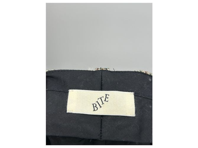 Autre Marque Pantalón estampado pata de gallo Castaño - vista 3