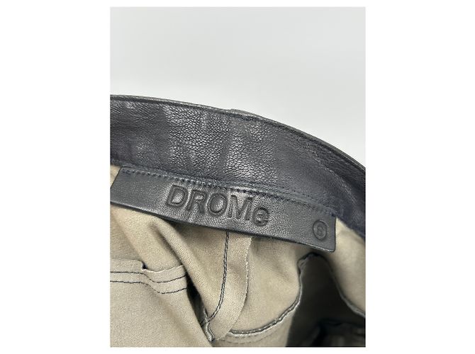 Drome Lederhose Schwarz - Ansicht 3
