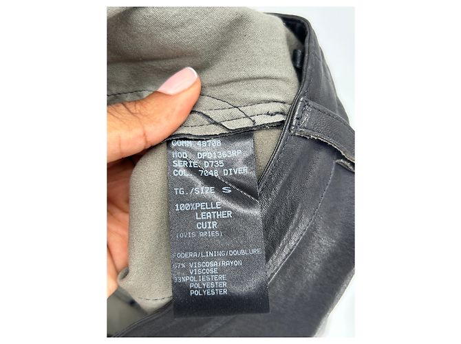 Drome Lederhose Schwarz - Ansicht 4
